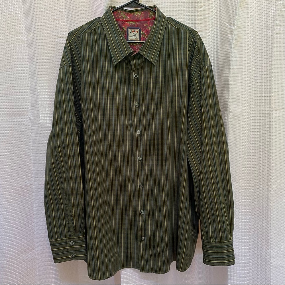 Men’s J. GARCIA Flip Cuff Long Sleeve Shirt 4XL